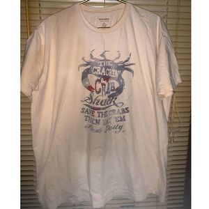 The crackling crab graphic T-shirt Sonoma lightweight 2X
